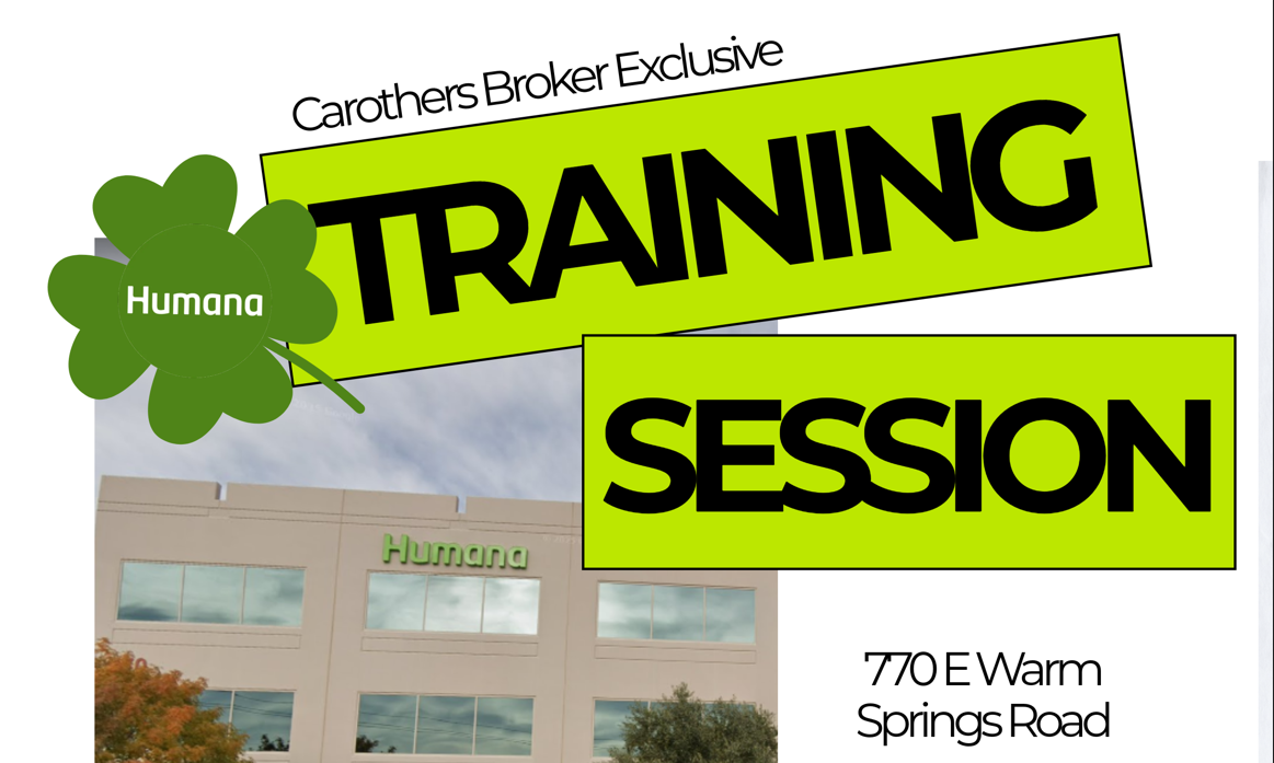 Humana Training Sessions – Carothers Broker Exclusive