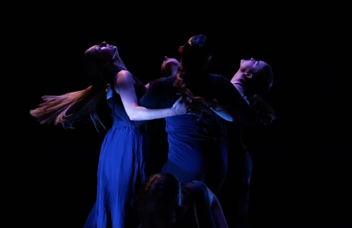 Photo by Jeremy Hogan from Chasing Rabbits Choreographed by Baylee McAllister (2022). Studio Theater, Bloomington, IN.