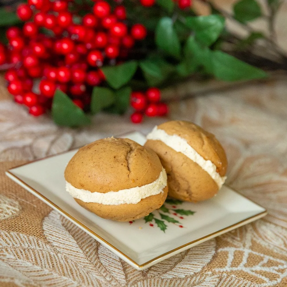 SPECIAL Flavor of the Month-Gingerbread Whoopie Pies (sugar free/gluten free/vegetarian)