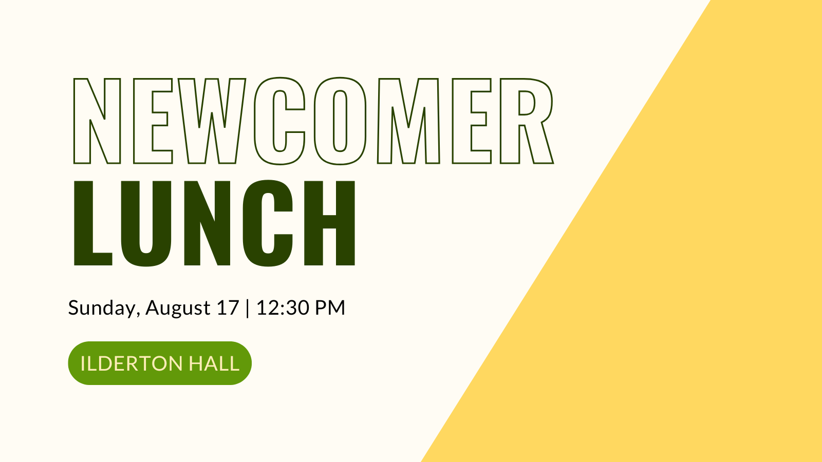 Newcomer Lunch