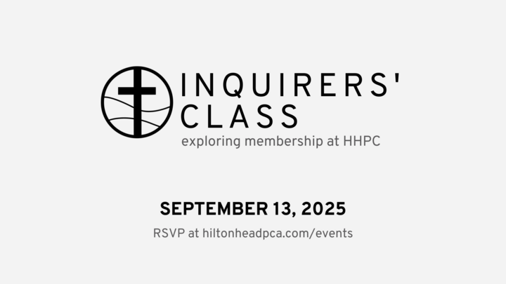 Inquirers' Class