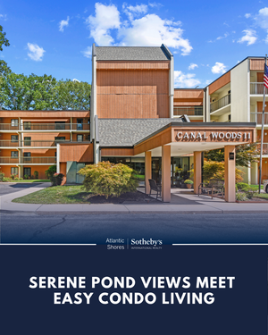 Just Listed: Pond-View Condo in Canal Woods II | 2 Bedrooms, 2 Bathrooms
