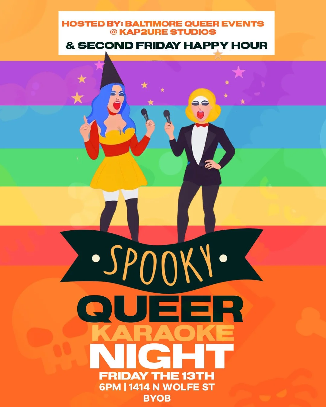 queer halloween karaoke night baltimore
