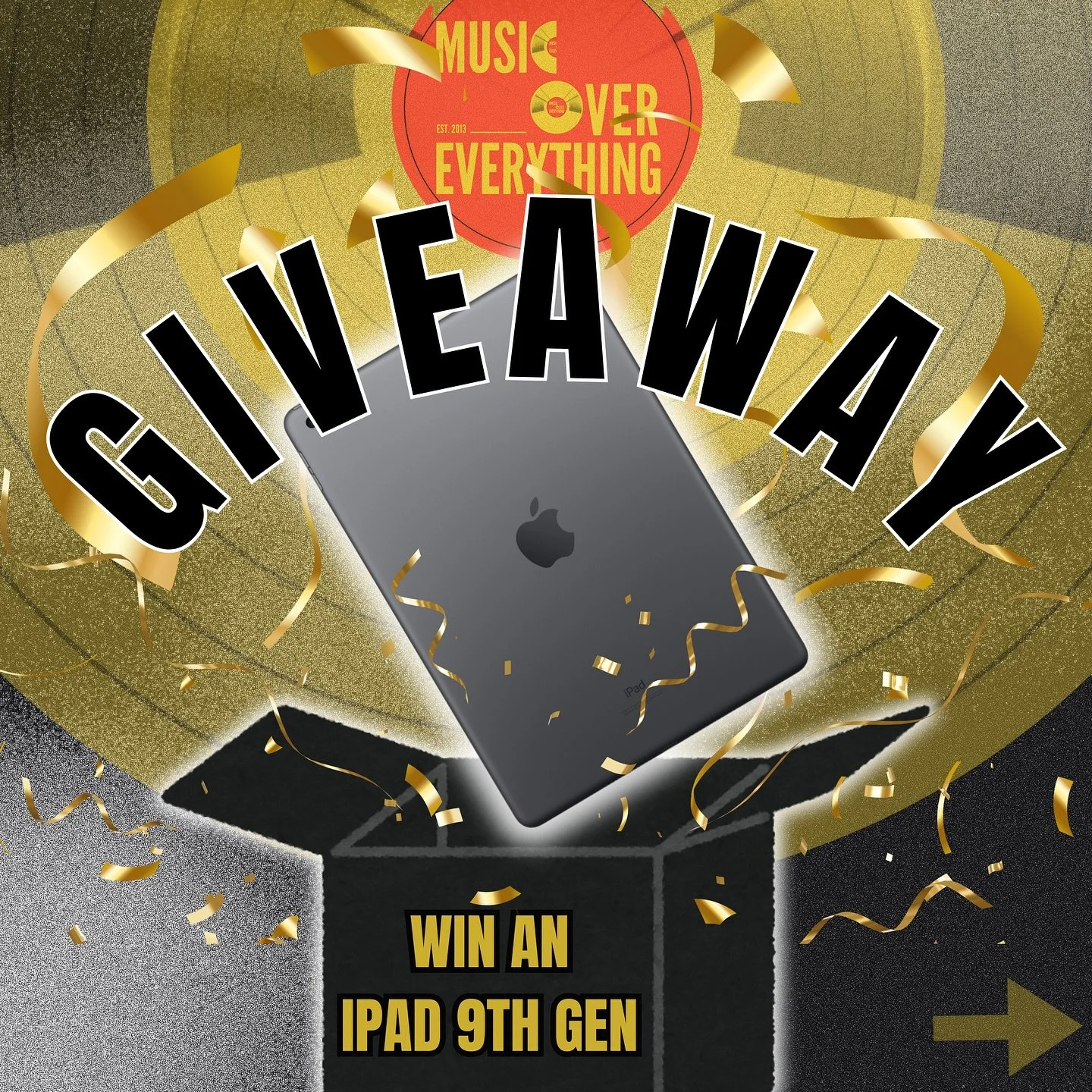 🚨GIVEAWAY ALERT🚨

Are you feeling lucky?  We&rsquo;re excited to announce we&rsquo;re giving away a brand new 9th gen iPad to one of our followers!

Follow the instructions above to enter and WIN. 

Winner announced 25/10/24 on our @musicovereveryt