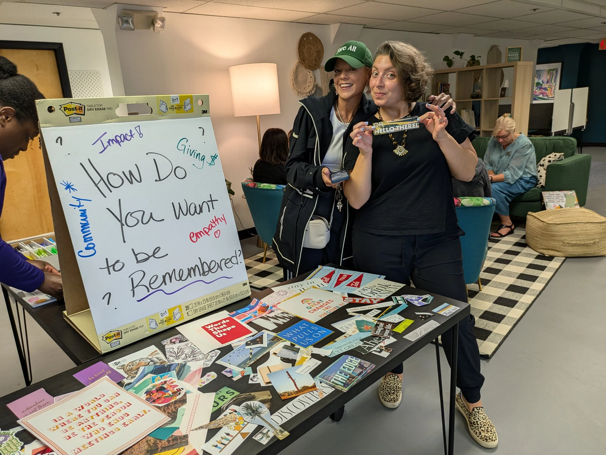 clipping table vision board - Windsor Women's Networking at Windsor Worx