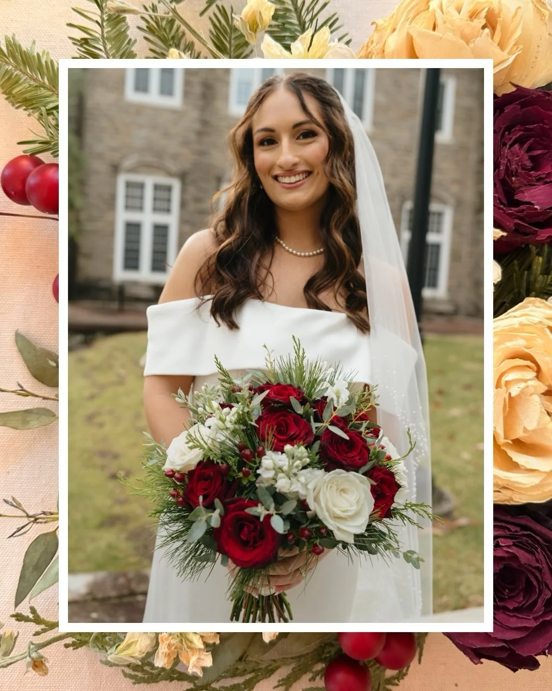 Olivia 🌹
.
Florals: @preciouspetals19006 
Photography: @tayloredcreative_ 
.
#bouquetpreservation #phillybride #weddingcollection #floralart #flower
