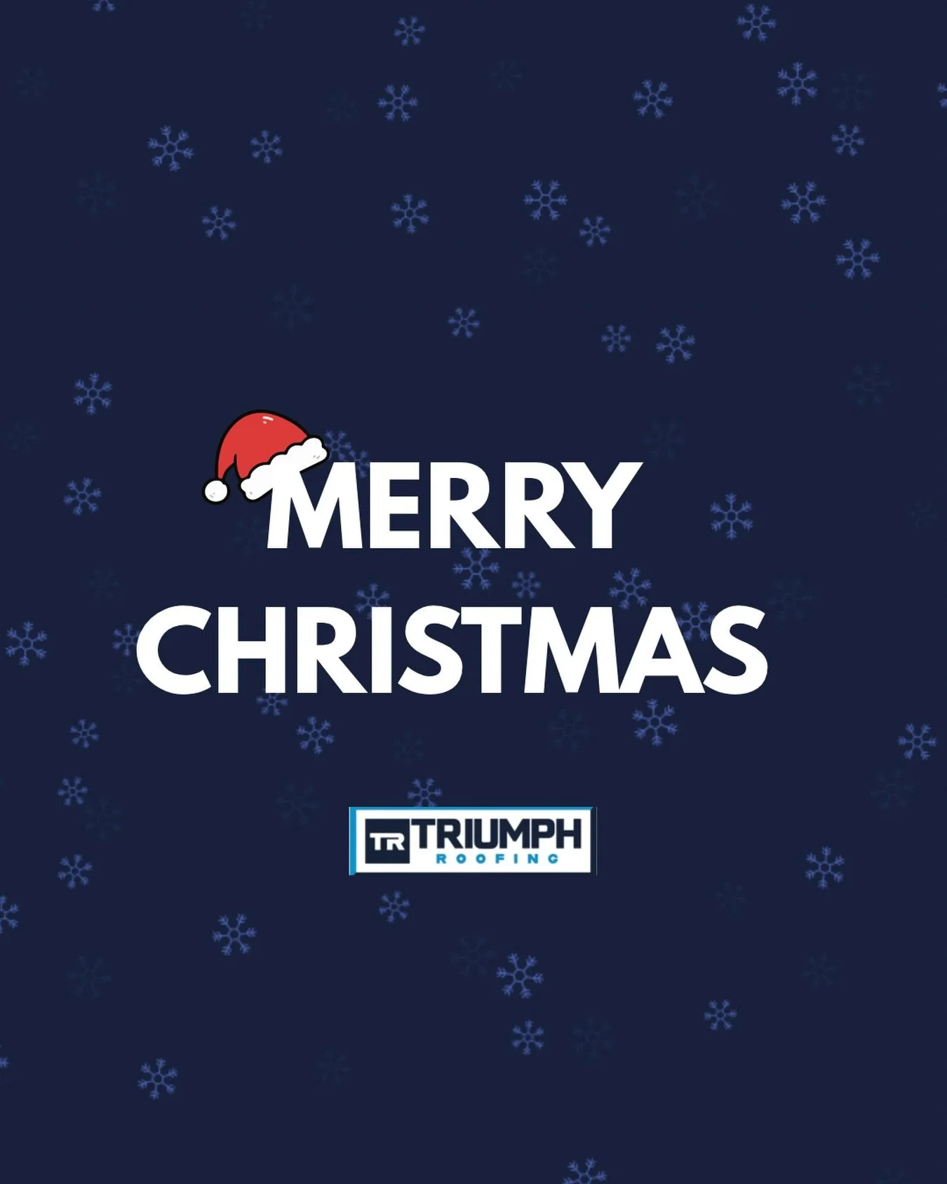 Merry Christmas from all of us at Triumph Roofing! 🎄✨

Thank you for trusting us to keep your homes safe and protected this year! 🏡❤️