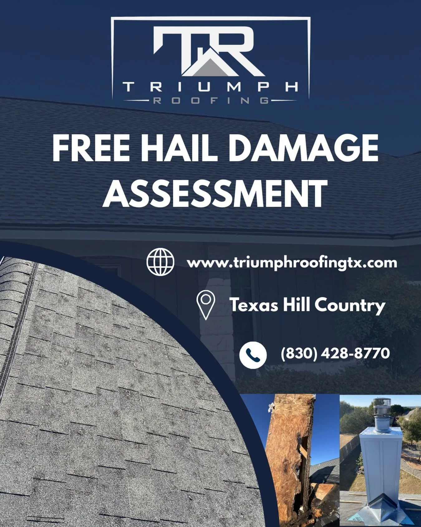 Last night&rsquo;s storm brought hail to our area. If your home may have been affected, our team is here to help. 

We offer free roof assessments and work closely with your insurance company to make the process as easy as possible.

Give us a call t