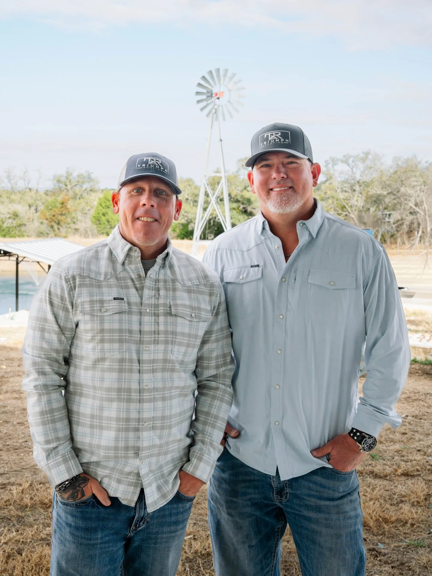 Meet the faces behind Triumph Roofing!

With over 30 years of combined experience in residential and commercial roofing, Chase Farner and Joshua Marhofer lead our team with knowledge, integrity, and a commitment to doing things right.

At Triumph Roo