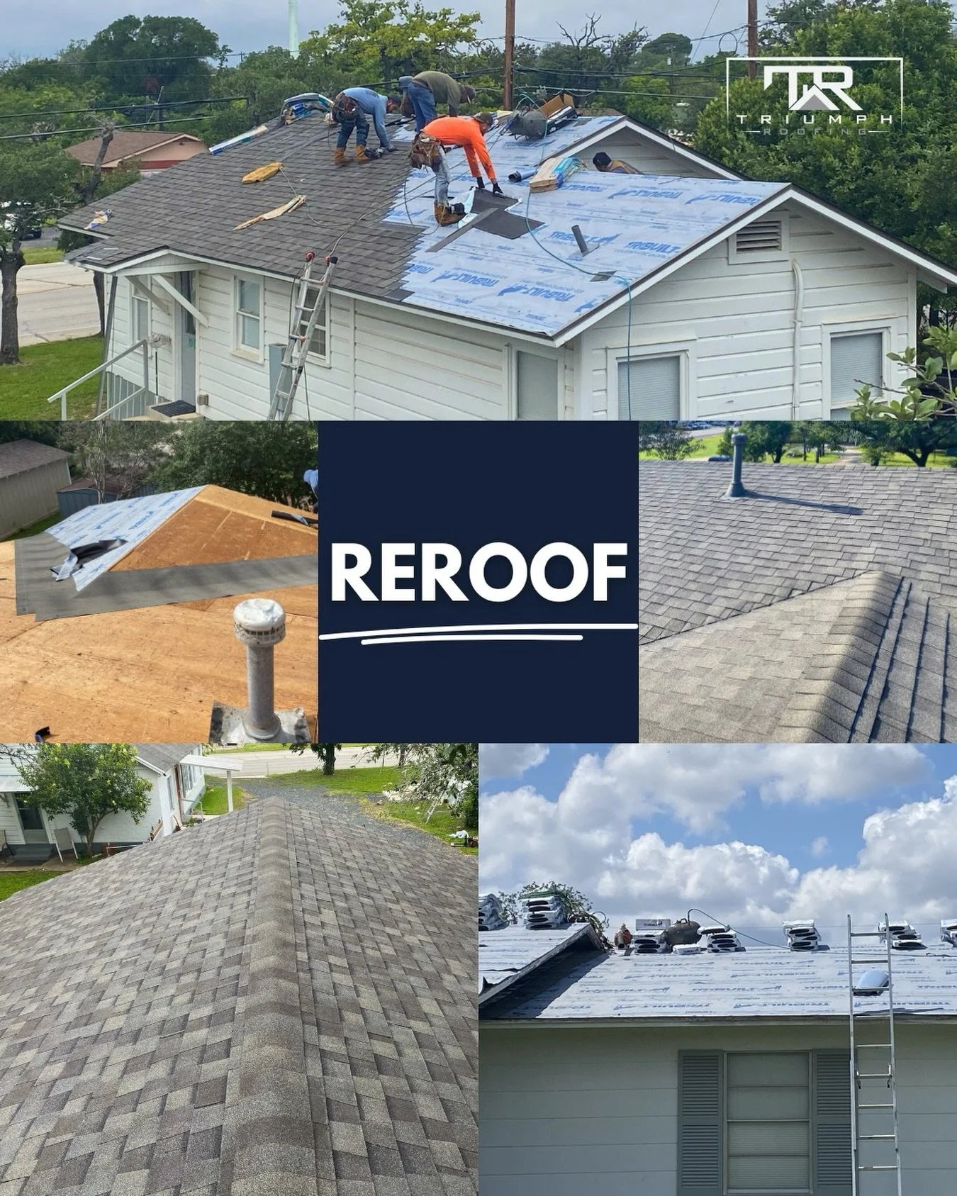 A new roof is one of the best investments you can make in your home.

For this project, four homes/structures received new Weathered Wood roofs, along with a thorough inspection to ensure a quality installation from the decking up. The result is a re