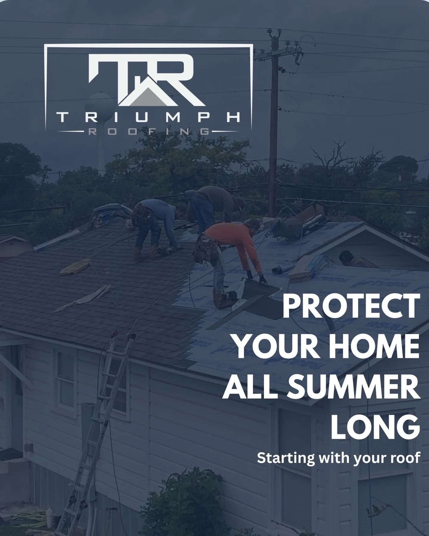 Summers is here!☀️

From intense heat to unexpected storms, your roof works hard to protect what matters most. Make sure it&rsquo;s ready for the season and keep your home and family protected all summer long.

Need a roof inspection? We&rsquo;re her