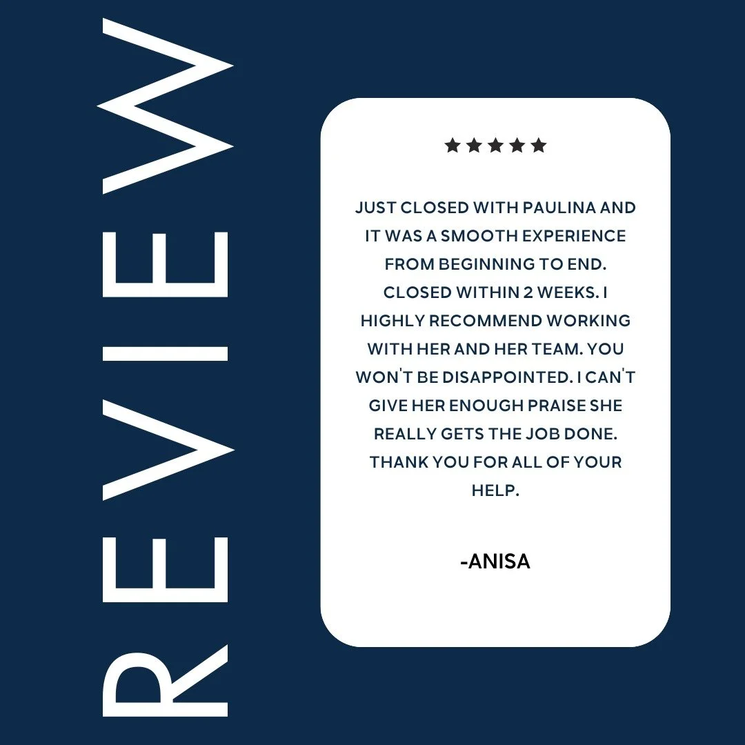 Another smooth closing in the books 👏 Huge shoutout to Paulina for guiding her clients through a seamless 2-week escrow and making the process feel effortless from start to finish. Her dedication and results speak for themselves, she really gets the