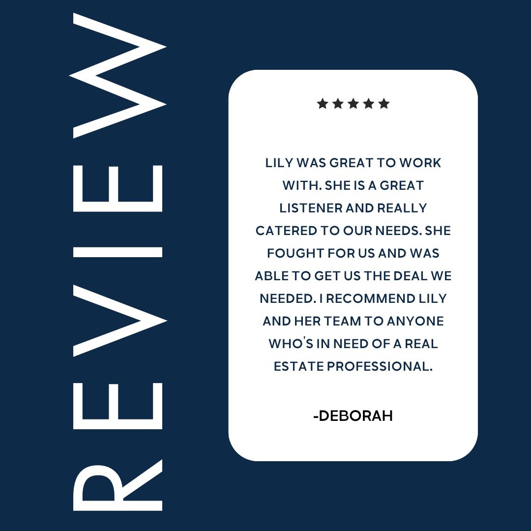 ⭐ Client love for Lily! ⭐
So proud of our agent Lily for going above and beyond once again, listening, advocating, and securing the perfect deal for her clients 👏 Her dedication and care never go unnoticed.

If you&rsquo;re looking for a Realtor who