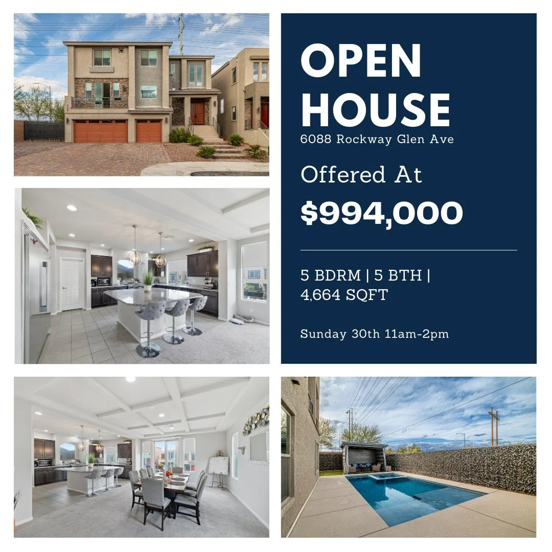 ✨ Open House This Saturday! ✨
Tour this stunning 3-story Highlands home with 4,664 sq. ft., a bright open layout, and a private pool. With 5 beds and 5 baths, it offers incredible space and modern comfort throughout.

📍 6088 Rockway Glen Ave
💰 $994