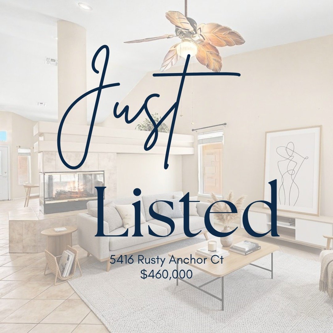 Just hit the market ✨

$460,000 | 5416 Rusty Anchor Ct
4 bed | 2.5 bath

This original owner home is full of character, from soaring ceilings to a stunning central atrium that fills the entire space with natural light ☀️ The layout is open, bright, a