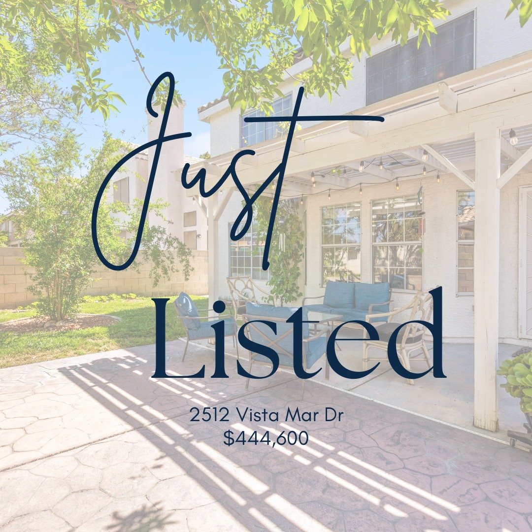 🏡 NEW LISTING | $444,600 📍2512 Vista Mar Dr

Welcome to Desert Shores! This beautifully maintained 4-bedroom home sits on an oversized lot and offers the perfect blend of comfort, space, and energy efficiency. ✨

✔️ 2 separate living rooms
✔️ Spaci