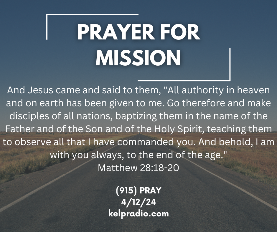 PRAYER FOR MISSION