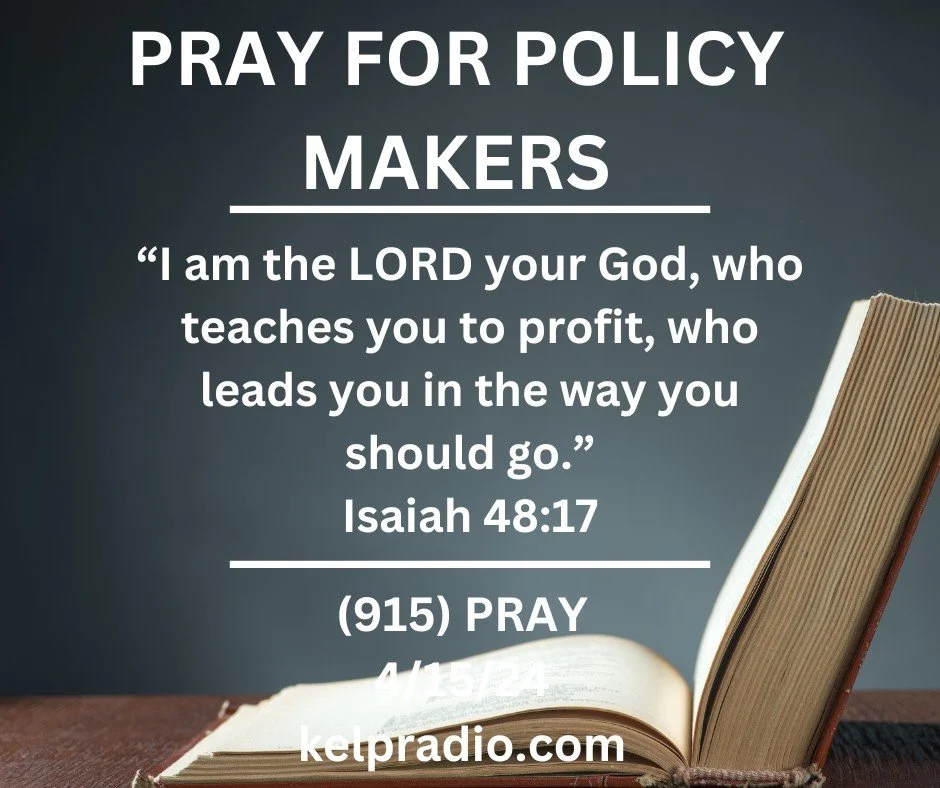 PRAY FOR SCHOOL POLICY MAKERS