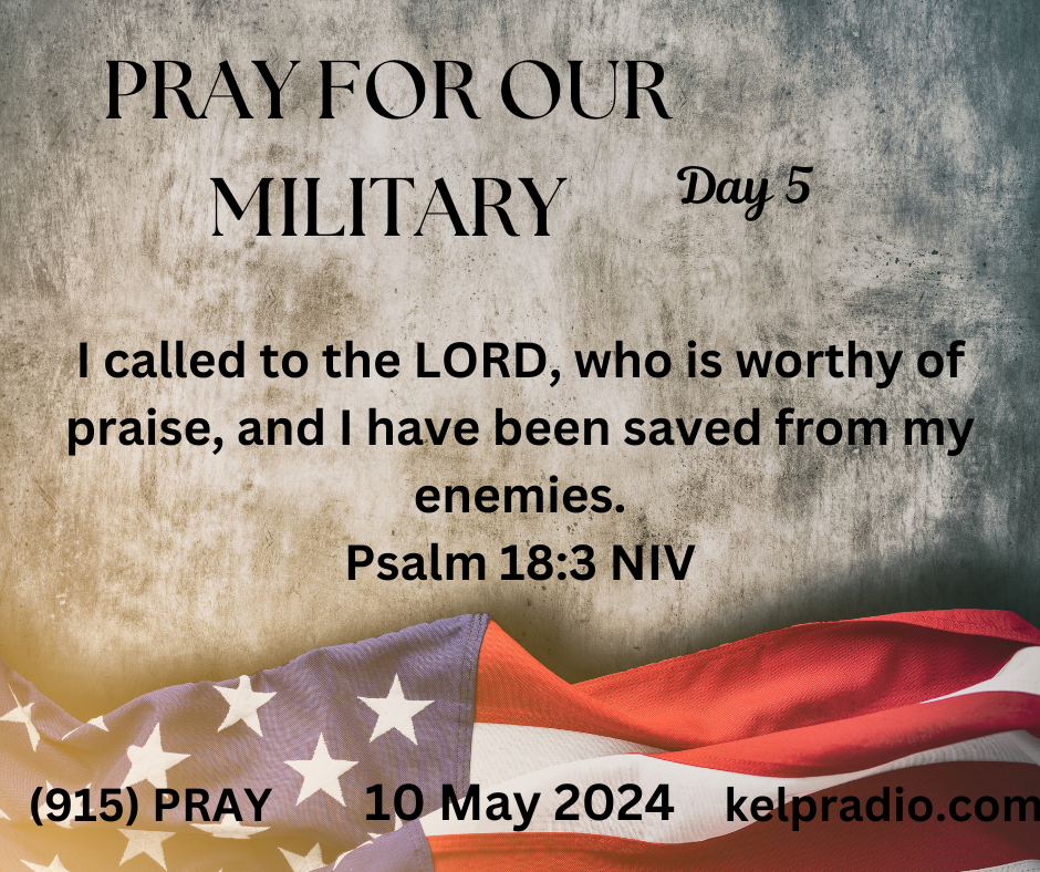 PRAY FOR OUR MILITARY (Day 5)