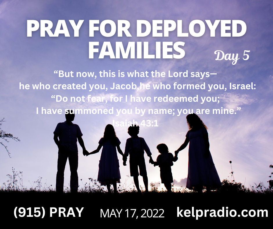 PRAY FOR DEPLOYED FAMILIES (Day 5)