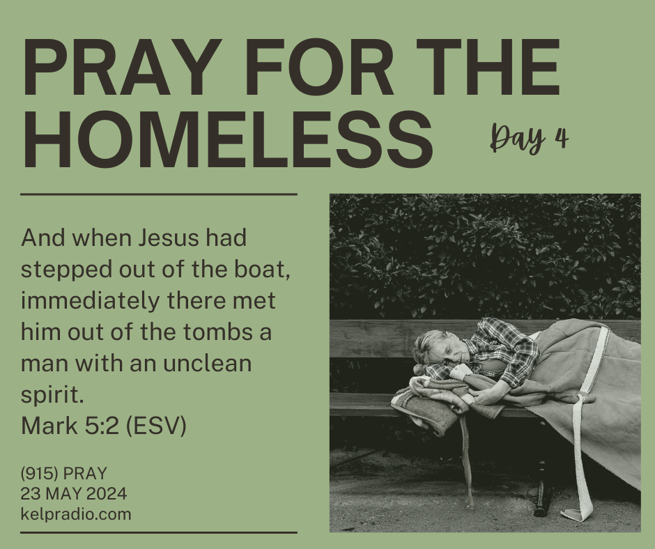 PRAY FOR THE HOMELESS (Day 4)