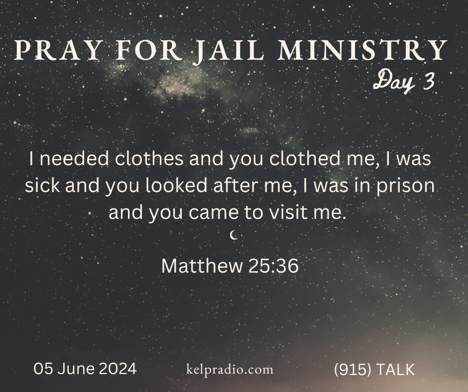 PRAY FOR JAIL MINISTRY (Day 3)