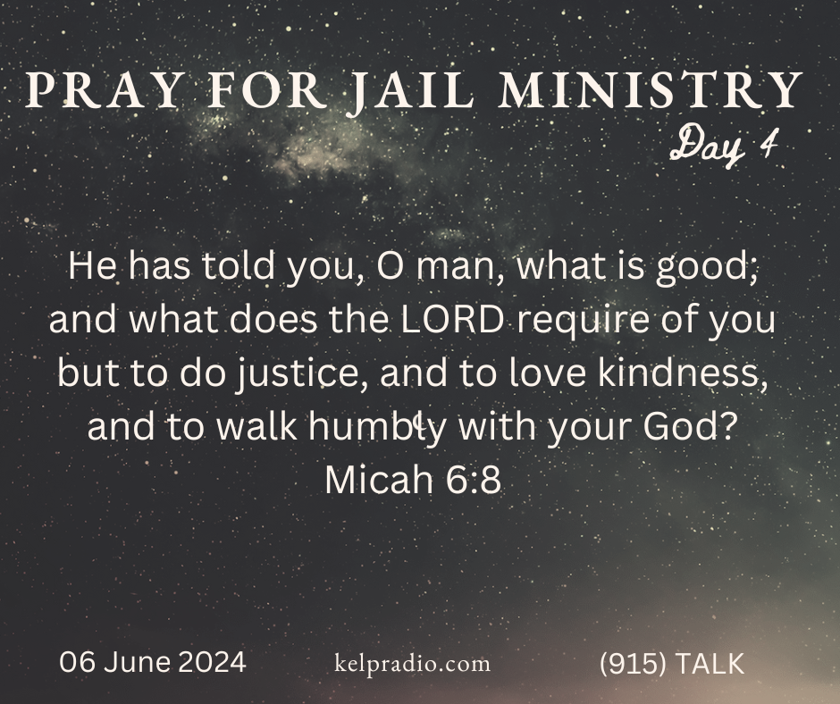 PRAY FOR JAIL MINISTRY (Day 4)