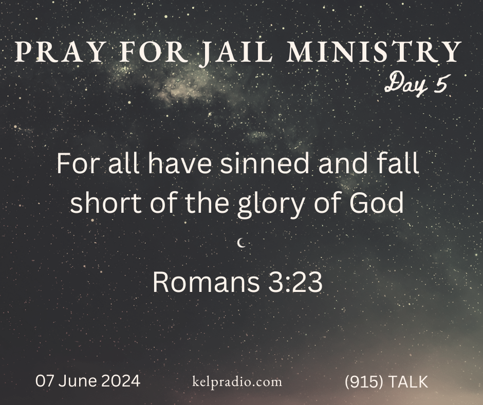 PRAY FOR JAIL MINISTRY (Day 5)