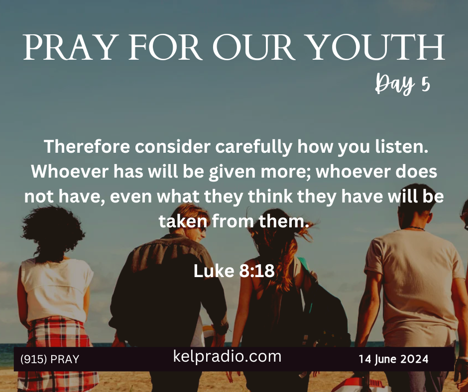 PRAY FOR OUR YOUTH (Day 5)