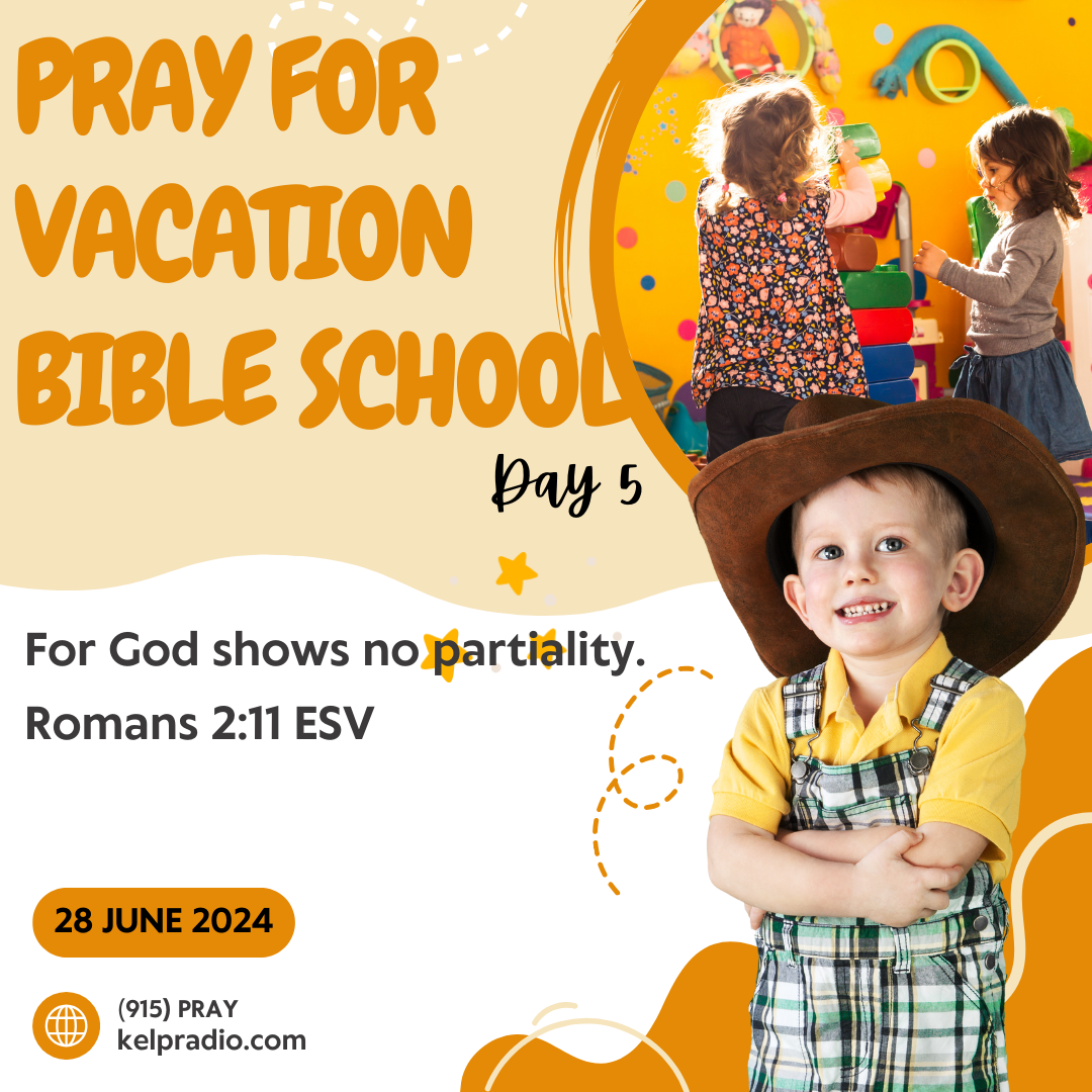 PRAY FOR VACATION BIBLE SCHOOL (Day 5)