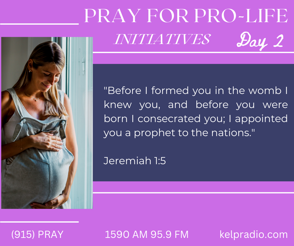 PRAY FOR PRO-LIFE INITIATIVES (Day 2)