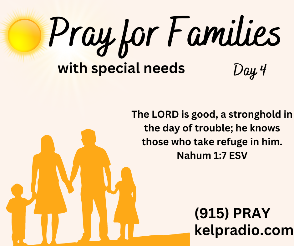 PRAY FOR FAMILIES WITH SPECIAL NEEDS (Day 4)
