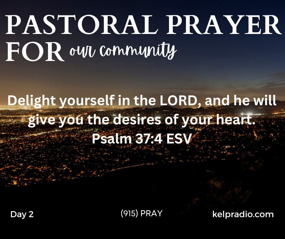 PASTORAL PRAYER FOR OUR COMMUNITY (Day 2)