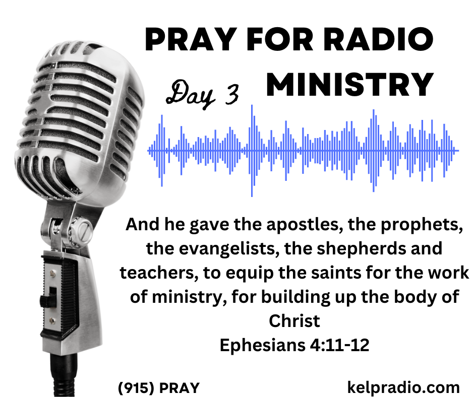 PRAY FOR RADIO MINISTRY (Day 3)