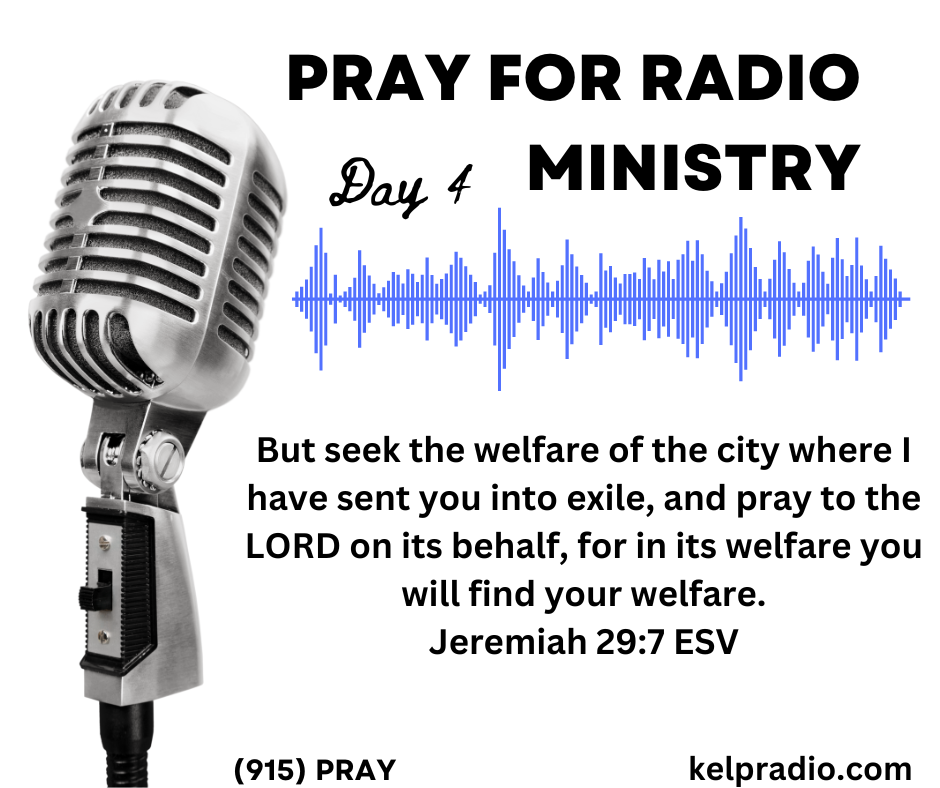 PRAY FOR RADIO MINISTRY (Day 4)