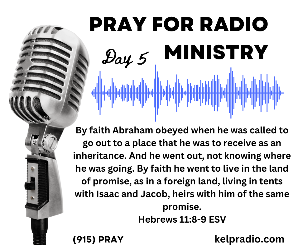 PRAY FOR RADIO MINISTRY (Day 5)