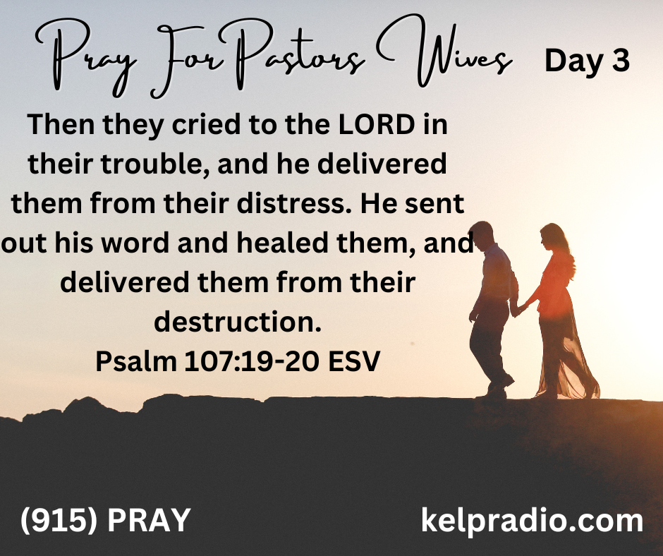 PRAY FOR PASTORS WIVES (Day 3)