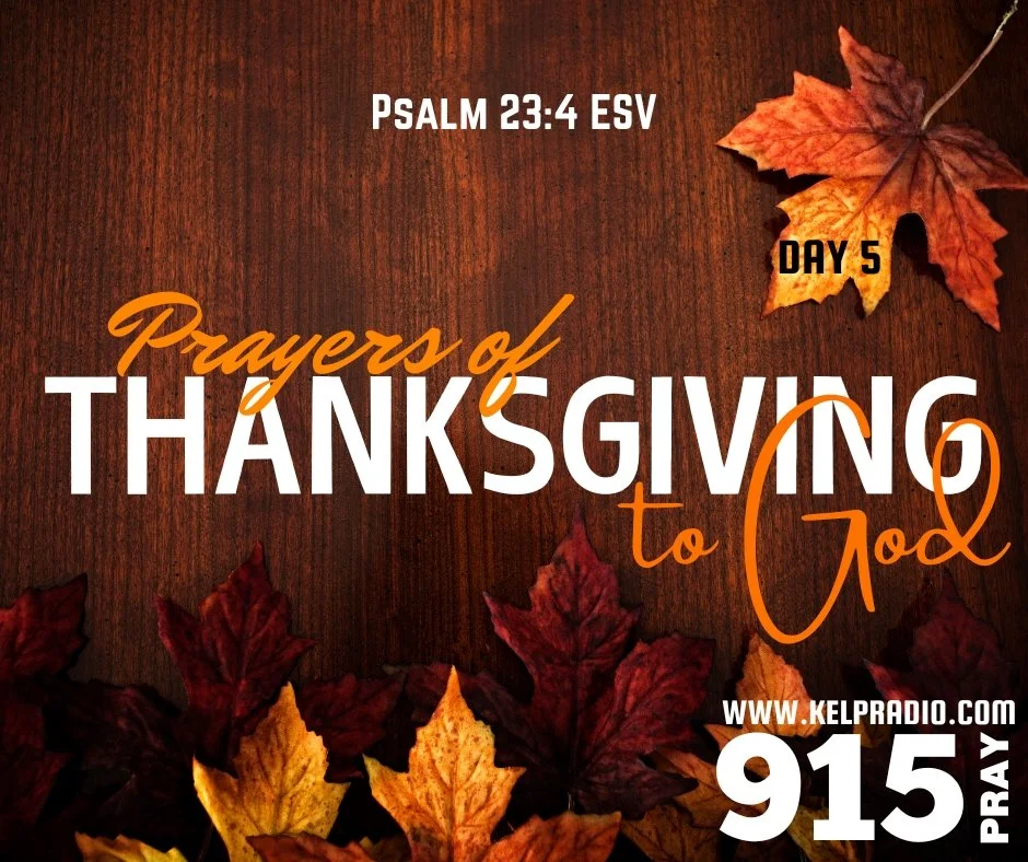PRAYER OF THANKSGIVING TO GOD (Day 5)