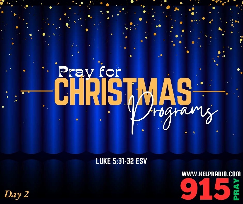 PRAY FOR CHRISTMAS PROGRAMS (Day 2) 