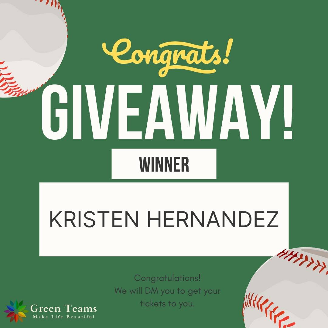 Drum Roll please! 🥁🥁🥁

The winner of our Aggie Baseball ticket giveaway is........
 Kristen Hernandez !

We will DM you to get the tickets to you. We hope you and your family have a great time at the game. ⚾🥳👍

Thank you to everyone who particip