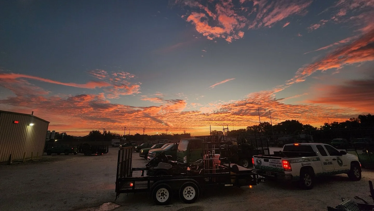 Beautiful way to start the day here at Green Teams 
#landscape #bcs #brazosvalleylandscaper #landscapemaintenance #txlandscaper #collegestationlandscaping #landscaper #tx