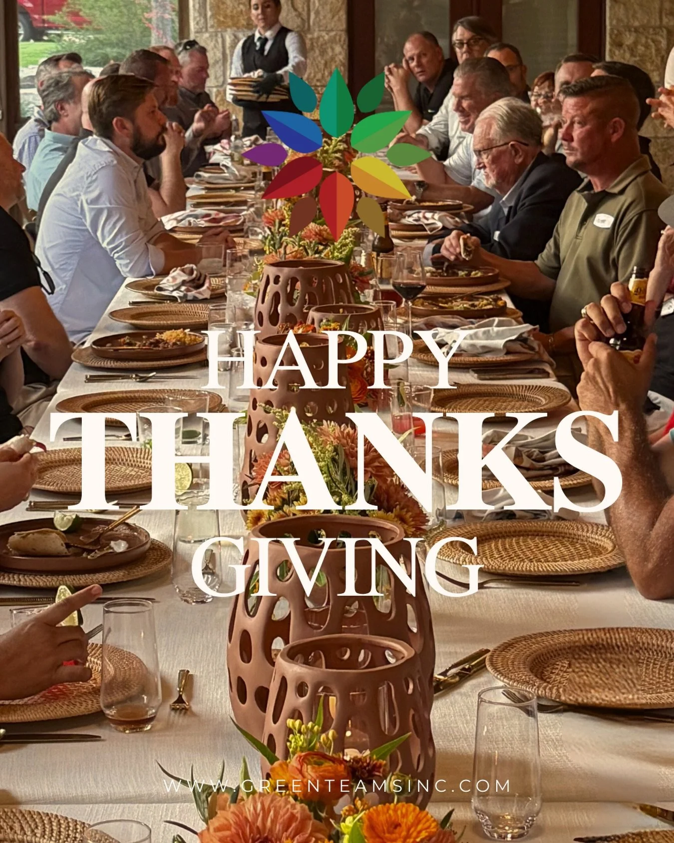 Happy Thanksgiving from all of us at Green Teams. We&rsquo;re grateful for our clients, our community, and another year of growth. We will be closed Thursday and Friday for the holiday and will return Monday.