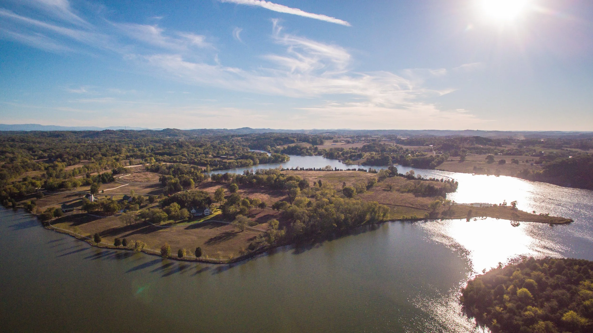 Aerial view of Marblegate Farm