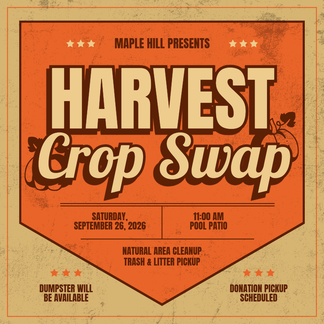 Fall Harvest & Neighborhood Cleanup