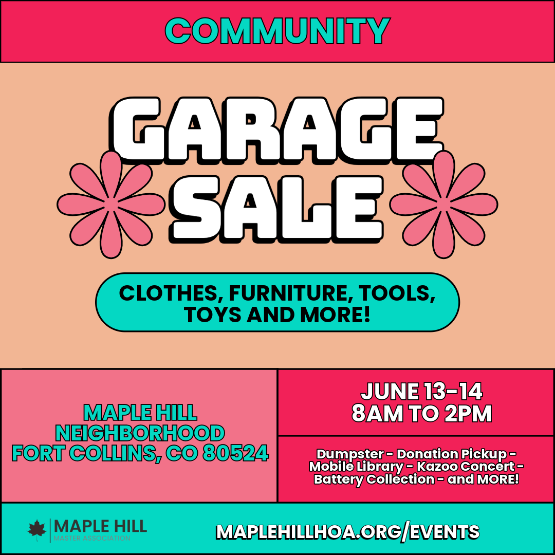 Community Garage Sale - Day 1