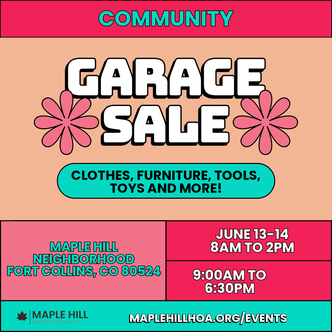 Community Garage Sale - Day 1