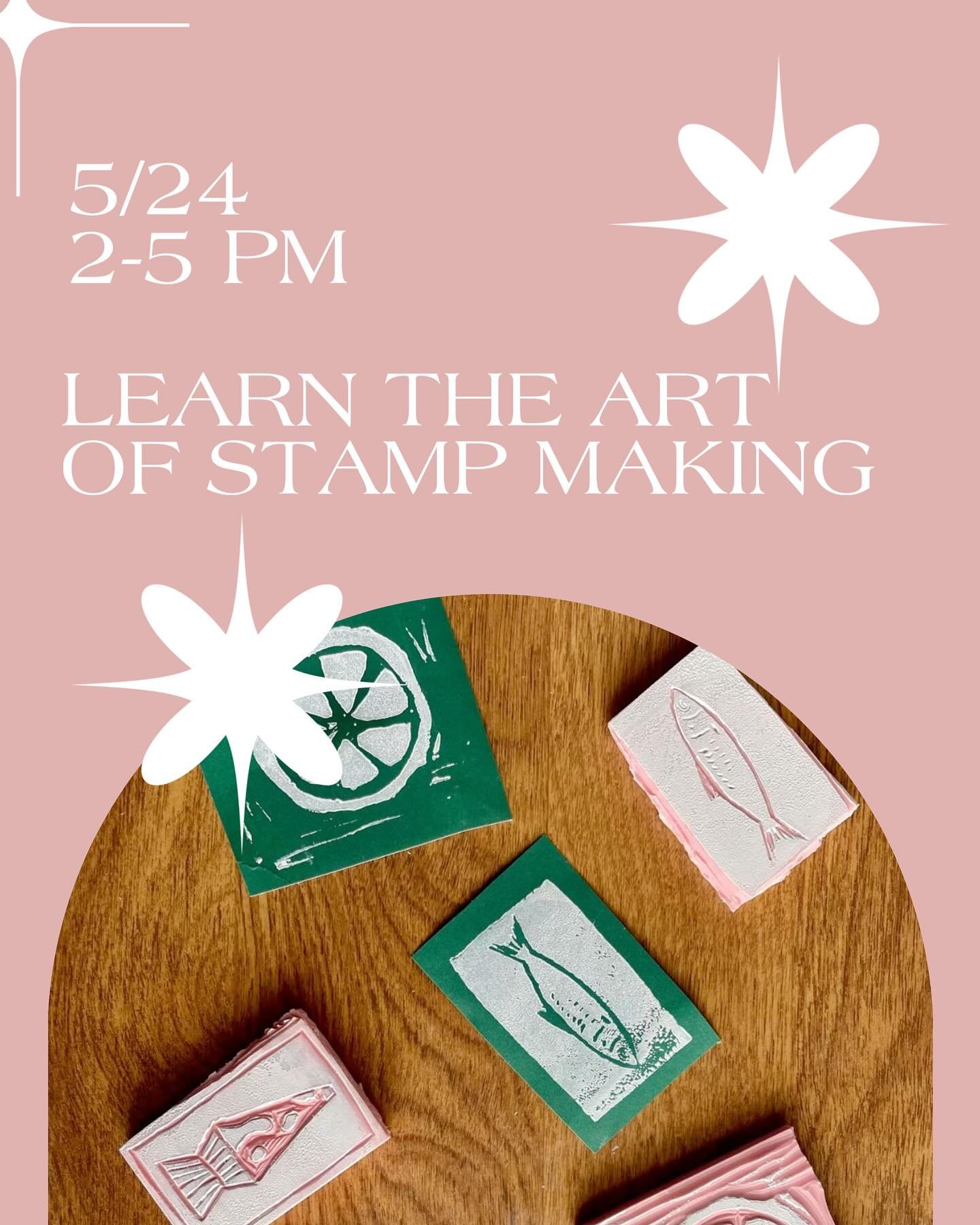 For May our theme is &ldquo;Leave your mark&rdquo; where we will be learning the art of stamp making. Stamp supplies and items to stamp on will be provided. Come for the crafting, stay for the snacks and good convo.✨

Link in bio for rsvp 🔗