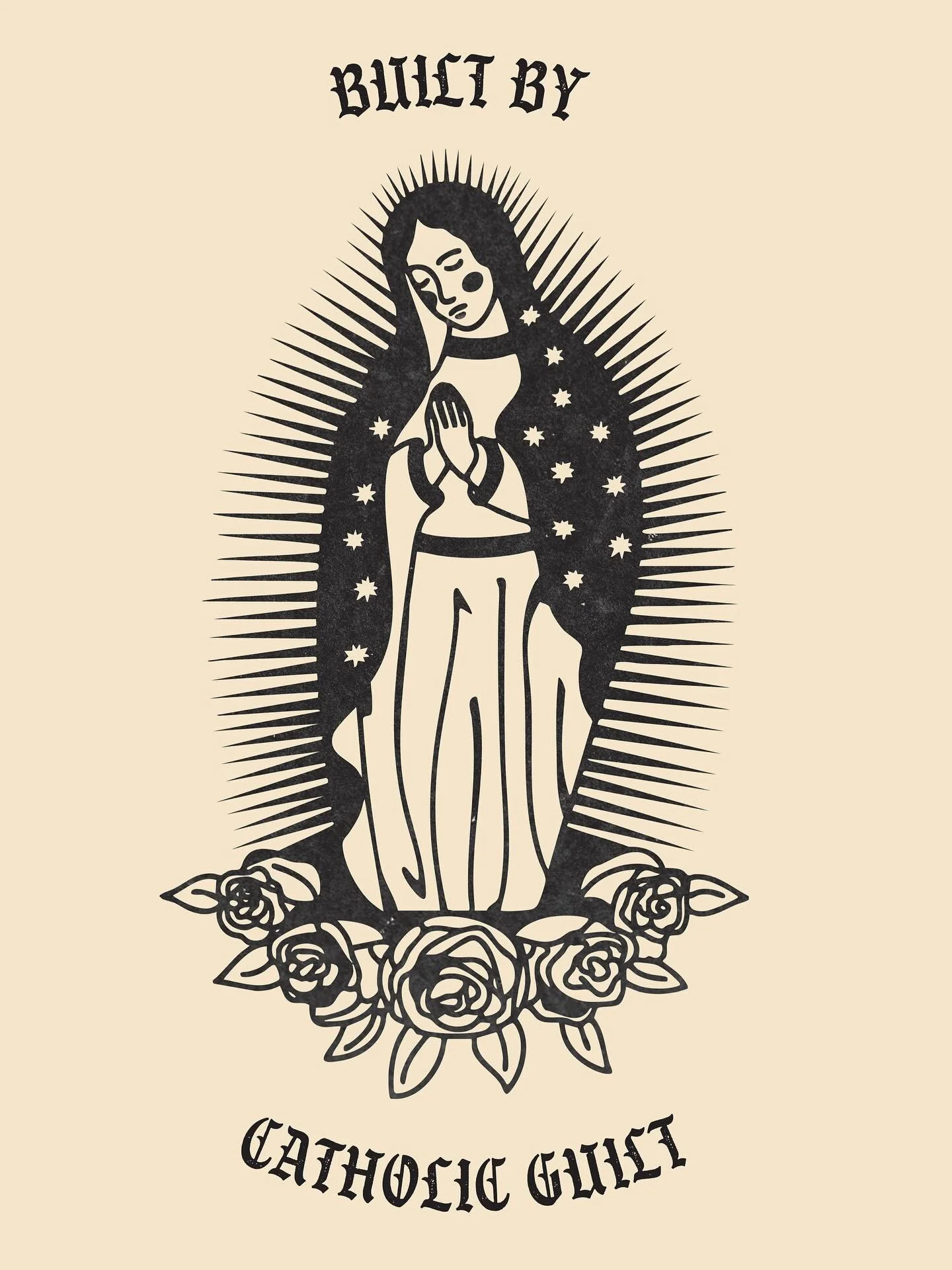 &ldquo;Built by Catholic guilt&rdquo;

This was another illustration idea I&rsquo;ve been sitting on for a while. I also want to make this into a wearable at some point in time for the holidays Shout out to my fellow guilty girlies 🙏

Like if you ag