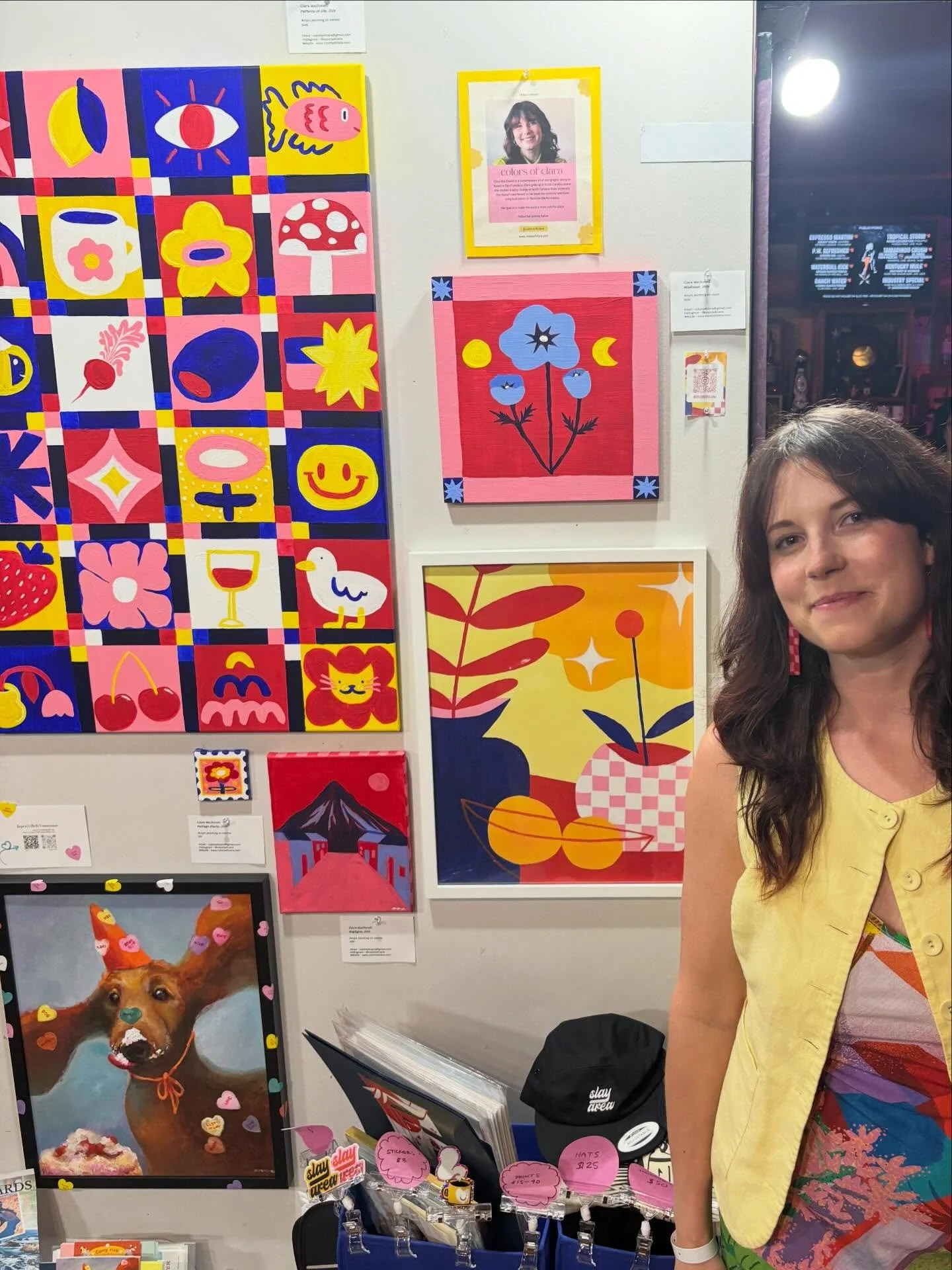 Thank you to all who came out and purchased art from @pancakesandbooze. I had a blast and I&rsquo;m still recovering 😅 

Extra shoutout to my new booth buddy @jaipetchbell 💖