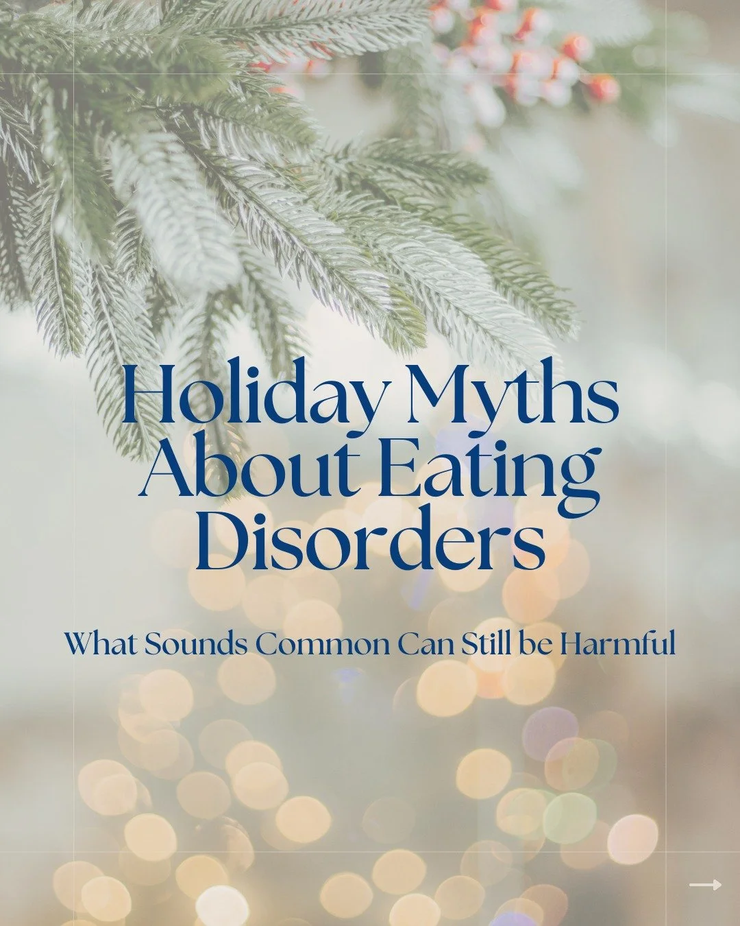 If the holidays come with more food rules, guilt, or a need to control eating, that&rsquo;s worth paying attention to.
Skipping meals to &ldquo;save up&rdquo; for a party or swinging between over-indulgence and plans to restrict in the new year aren&